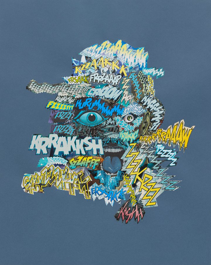 Christian Marclay — Face (Blue Electric)
