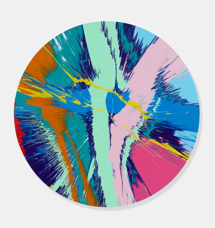 Damien Hirst - Beautiful Single Pointed Star Constantly Wavering Touch Me with Prayers and Promises Painting - 1