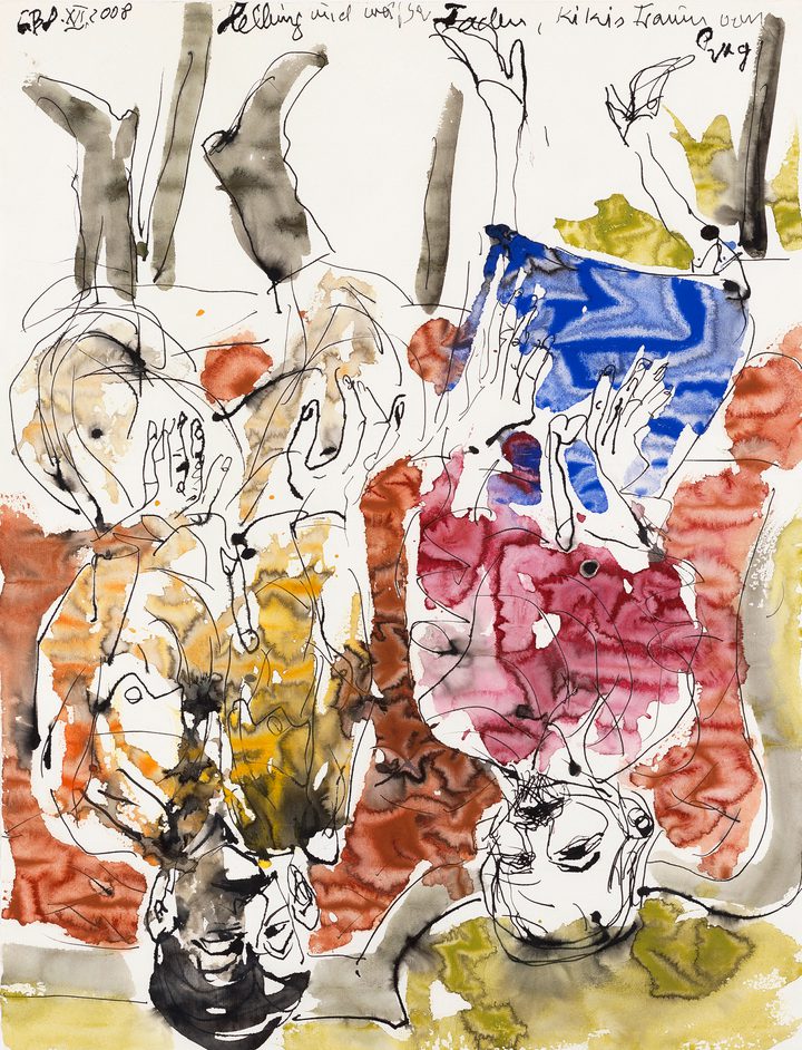 Georg Baselitz — Hellung und weißer Faden, Kikis Traum von Prag