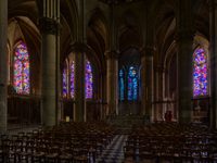 Stained-Glass Windows, Reims Cathedral, France Stained-Glass Windows, Reims Cathedral, France