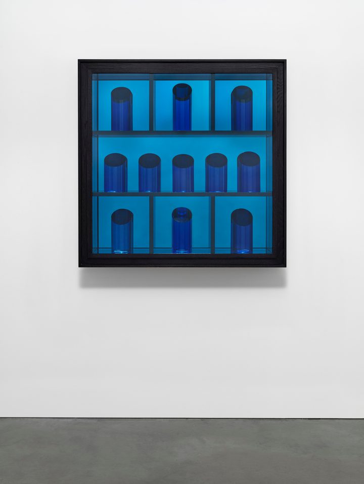 Josiah McElheny — Blue Prism Painting XIII