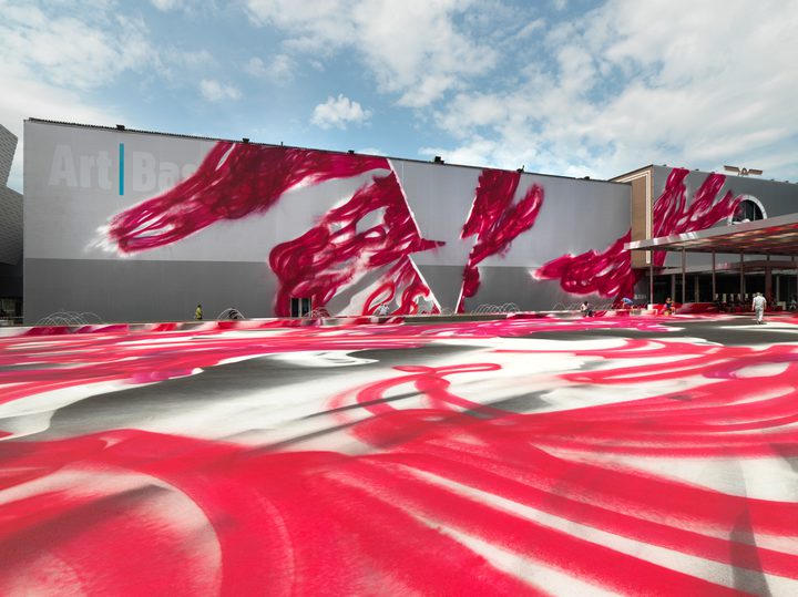 Katharina Grosse — 'CHOIR', Art Basel