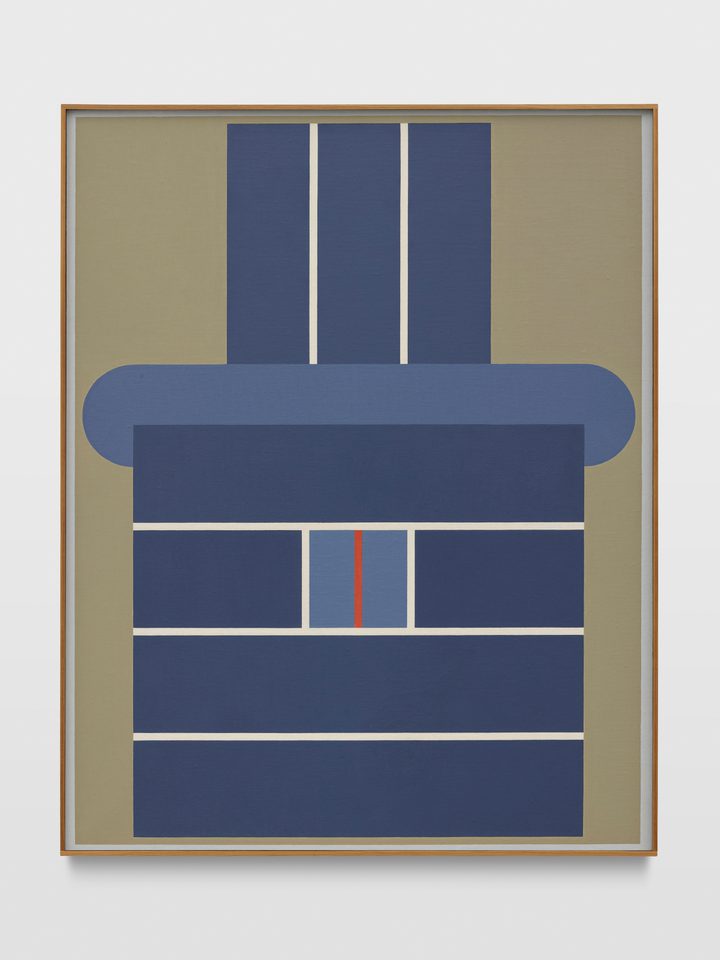 Léon Wuidar — Composition au petit fil rouge vertical, 30 juin 1979