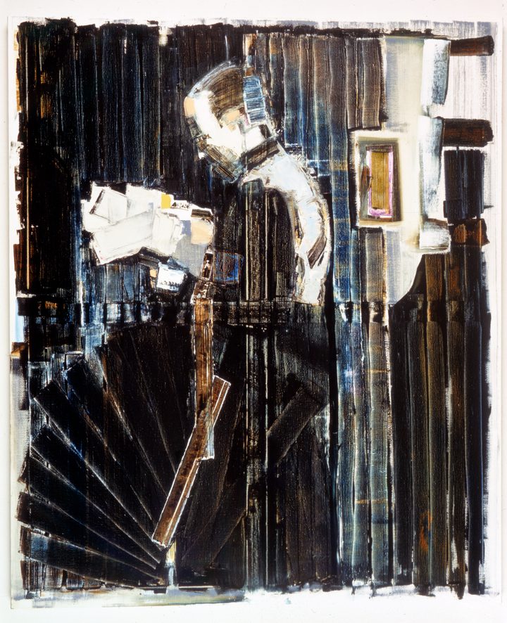 Magnus Plessen — Selbstportrait mit fremdem Kopf (Self-Portrait With Someone Else's Head)