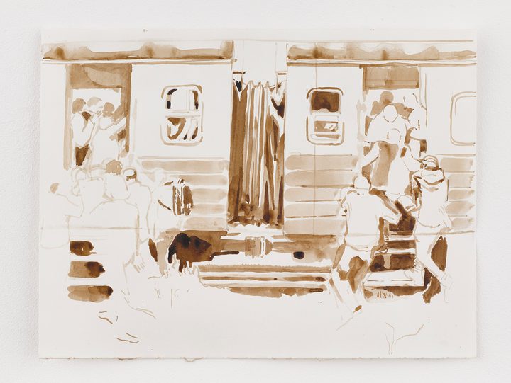 Michael Armitage — Commuter Train
