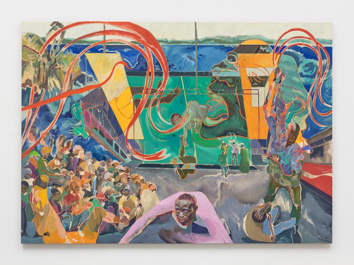Michael Armitage — Curfew (Likoni, March 27, 2020)