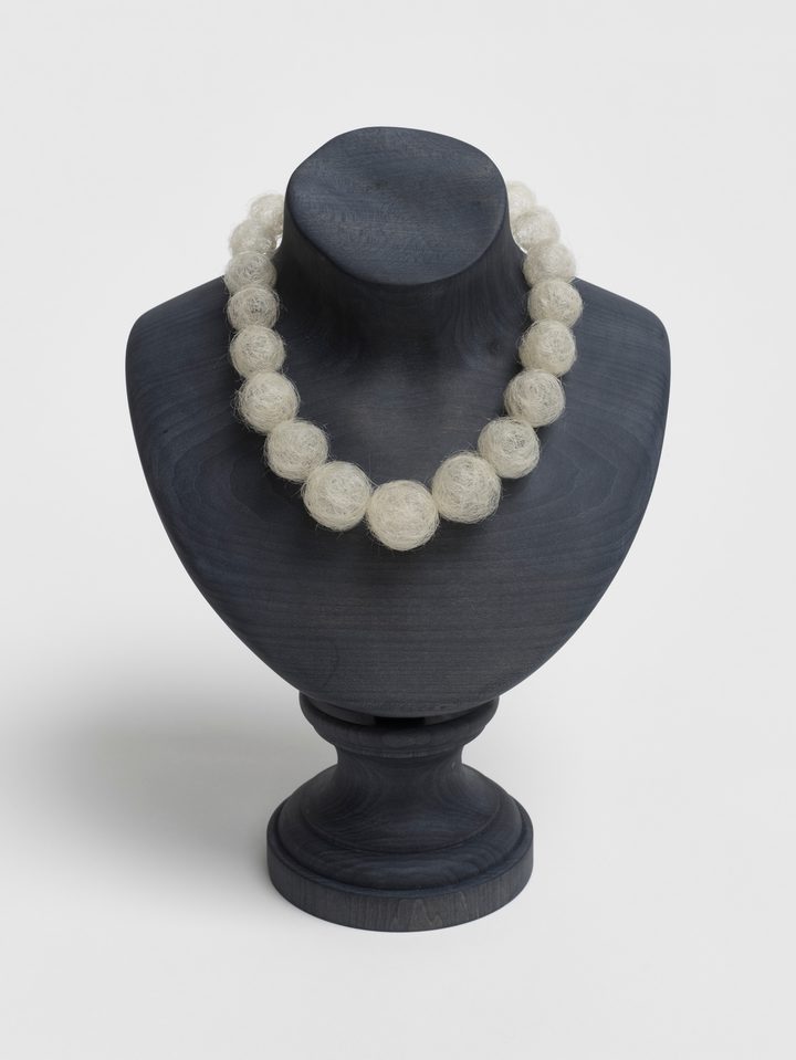 Mona Hatoum — Hair Necklace (silver)