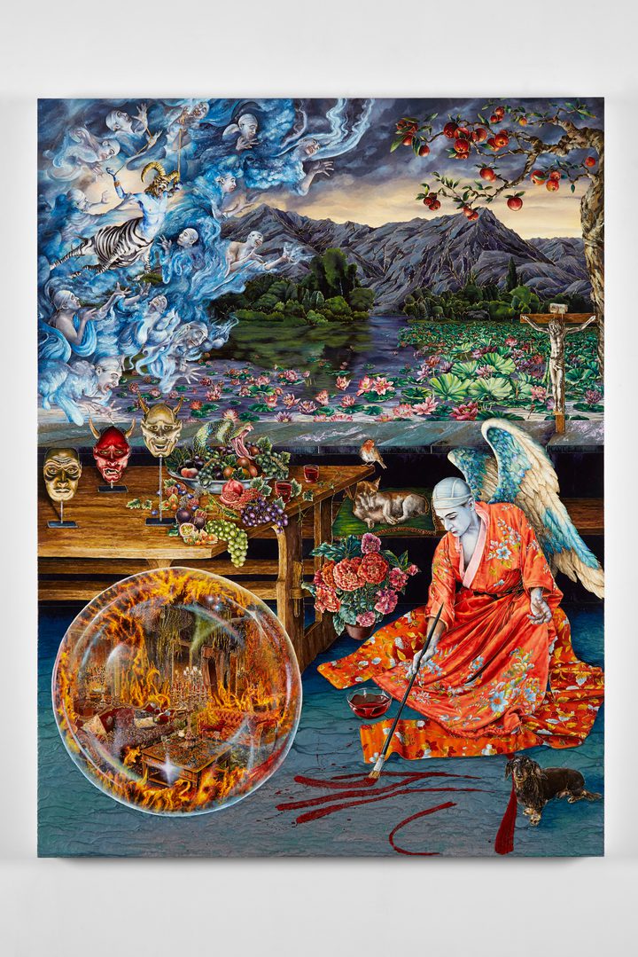 Raqib Shaw — Allegory of Melancholy (After Lucas Cranach the Elder)