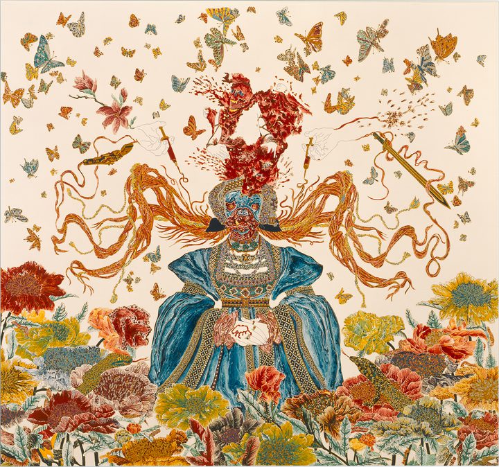 Raqib Shaw — Anne of Chrysanthemums