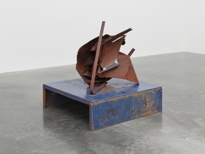 Virginia Overton - Untitled (sculpture on table) - 1