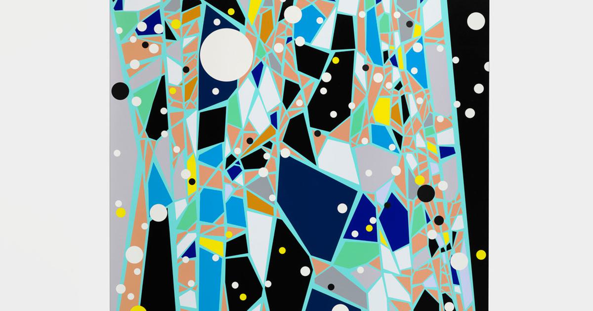 Exhibition Featuring Sarah Morris at an Art Gallery Exhibition Featuring Sarah Morris at an Art Gallery